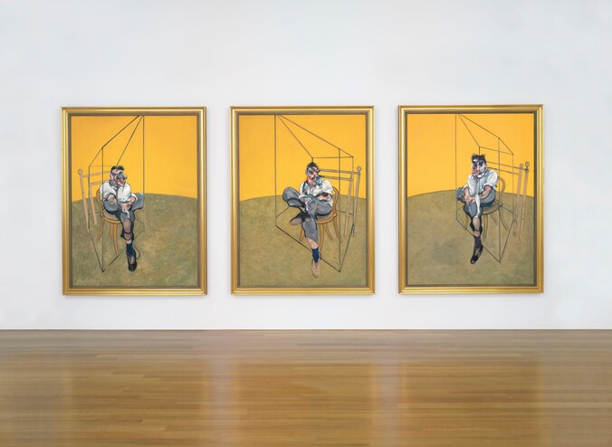 'Three Studies of Lucian Freud', een werk uit 1969.