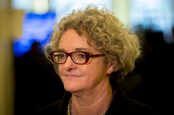 Minister van Werk Monica De Coninck (sp.a).