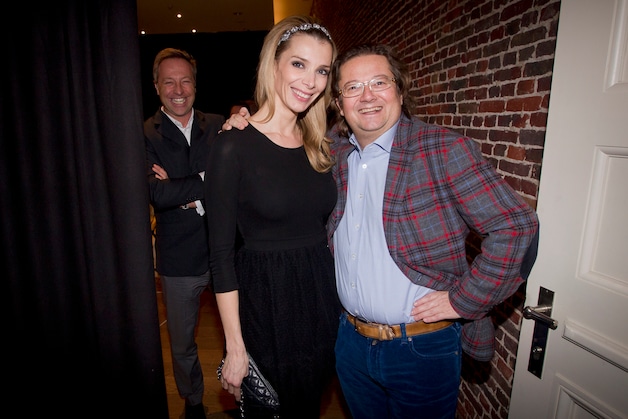 Griet Vanhees naast Marc Coucke.