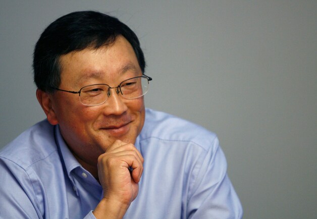 De nieuwe topman van BlackBerry John Chen.
