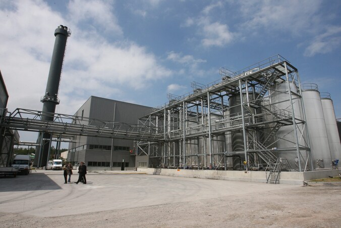 Electrawinds Biomassa in Oostende.
