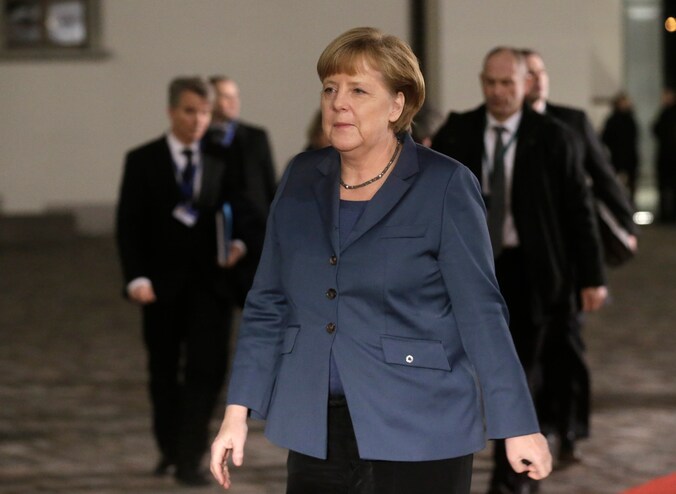 De Duitse Bondskanselier Angela Merkel.