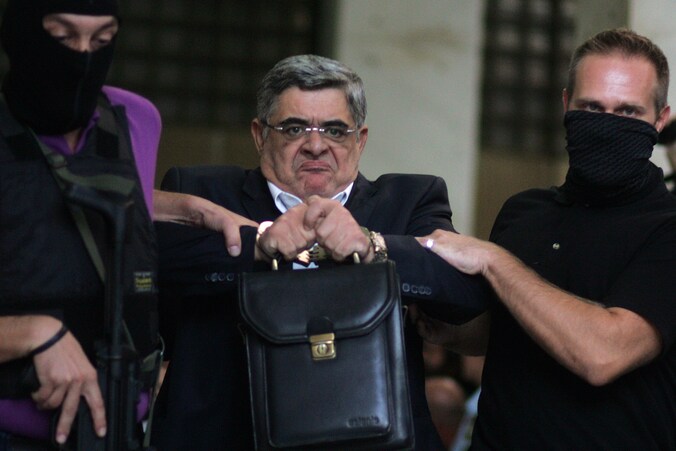 Partijleider Nikos Michaloliakos