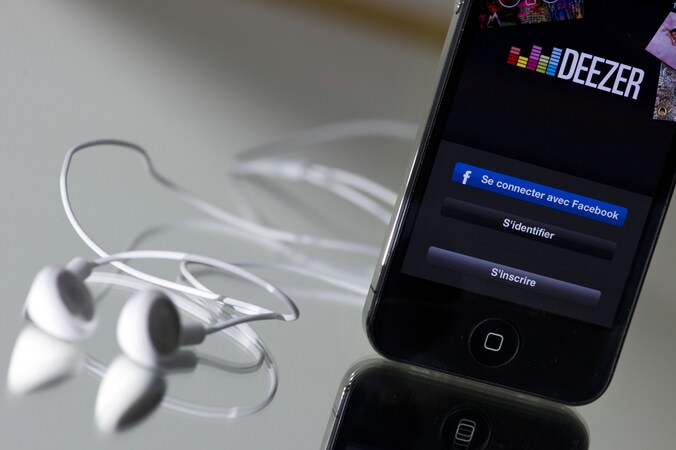 Deezer is een van de bedrijven die muziekstreaming aanbienden.