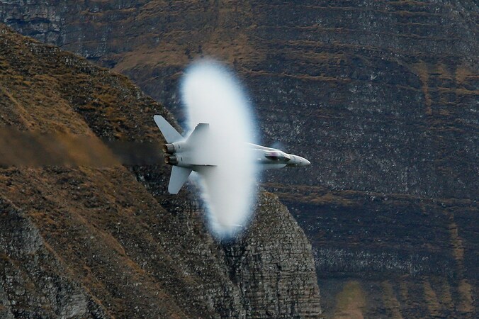 Een F18. Foto ter illustratie.