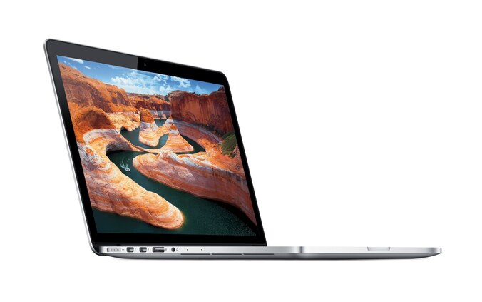 MacBook Pro met Retina-scherm.
