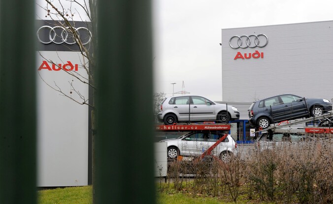 De vestiging van Audi in Vorst.