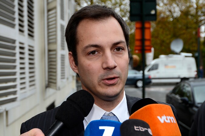 Kersvers minister van Pensioenen Alexander De Croo (Open Vld).