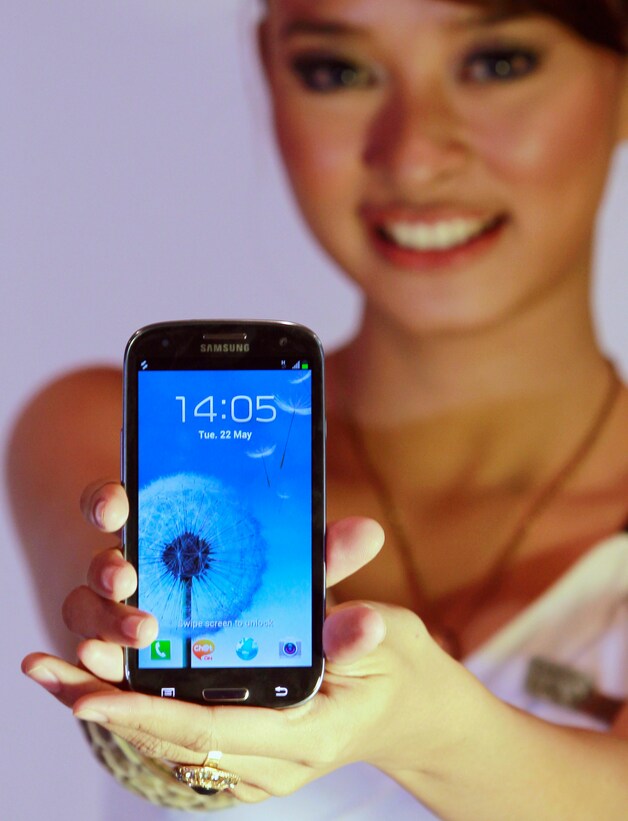 De Samsung Galaxy S3, de populairste smartphone an het moment.