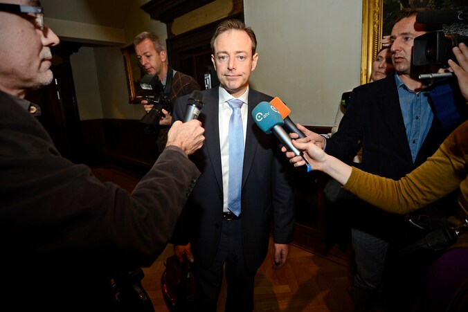 Antwerps formateur Bart De Wever (N-VA).