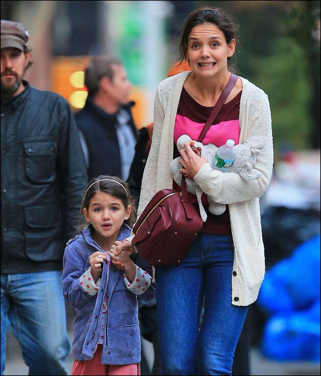 Katie Holmes en dochter Suri.