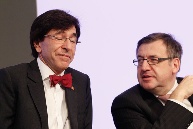 Premier Di Rupo (PS) en Financiënminister Vanackere (CD&amp;V)