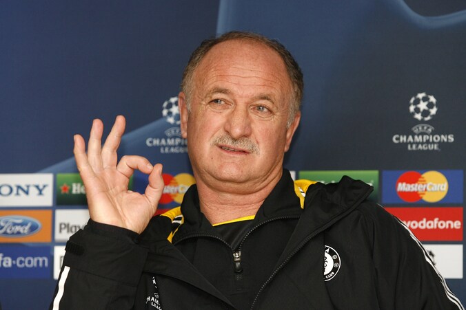 De Braziliaanse bondscoach Luis Felipe Scolari.