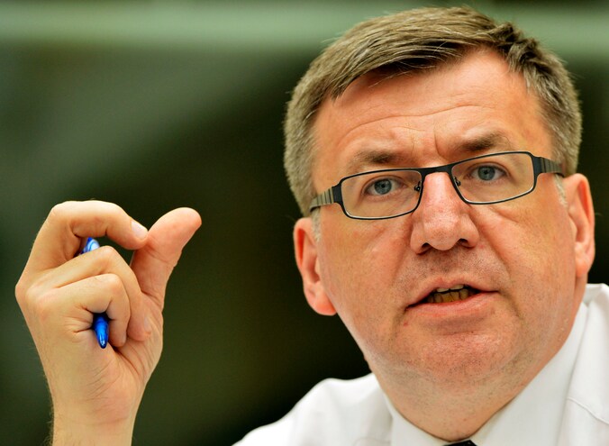 Steven Vanackere (CD&amp;V), minister van Financiën.