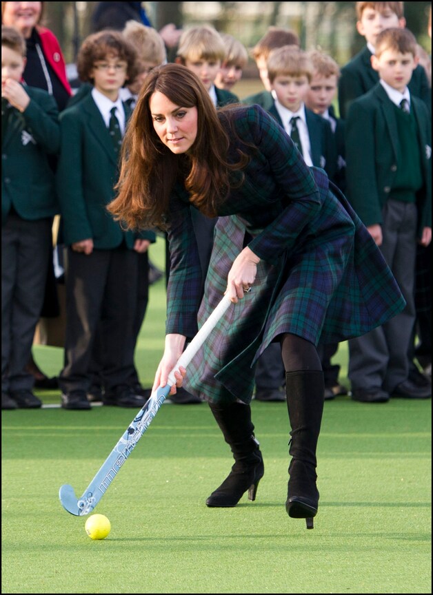 Vrijdag leek de prinses zich nog opperbest te voelen toen ze gezwind deelnam aan een hockeypartijtje op haar vroegere school St. Andrew's.