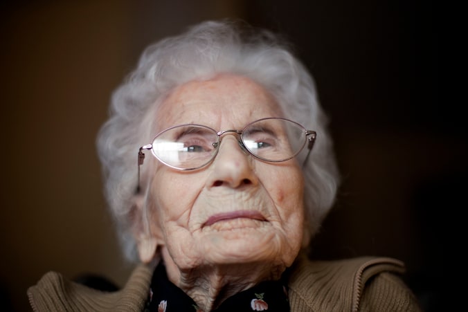 Besse Cooper (1896-2012), foto uit 2011.