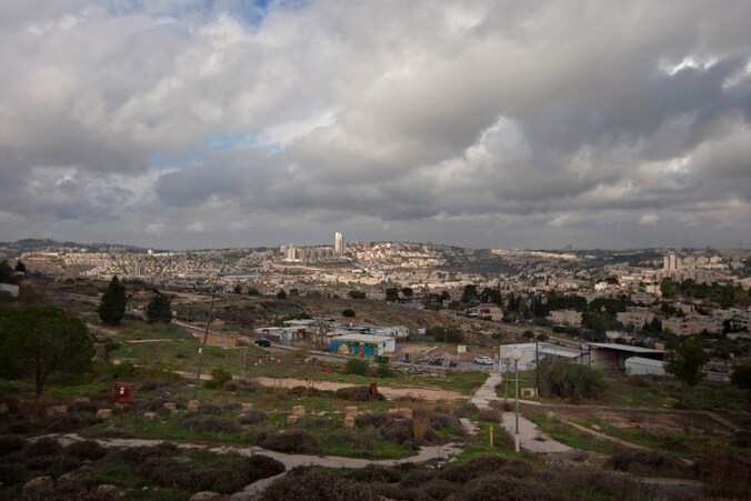Het gebied Givat Hamatos in Oost-Jeruzalem.