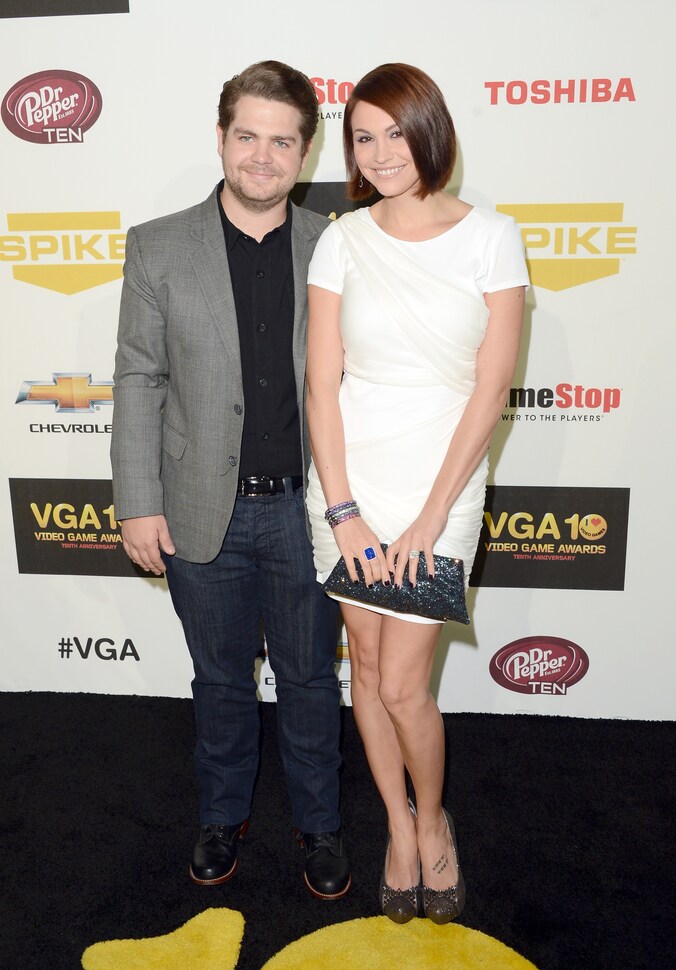 Lisa Stelly met haar man Jack Osbourne