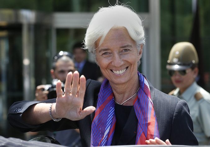 Christine Lagarde.