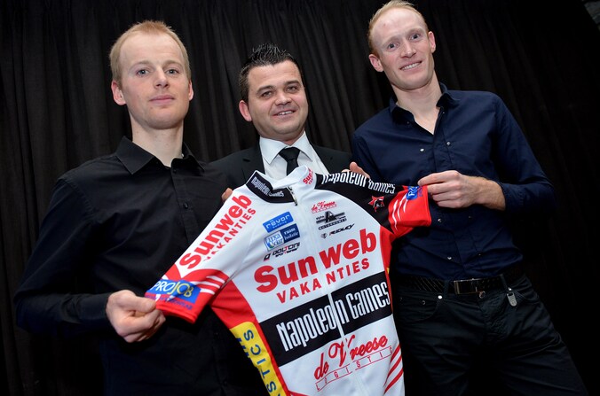 Vlnr: Kevin Pauwels, Jurgen Mettepenningen en Klaas Vantornhout.