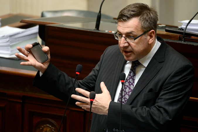 Minister van Financiën Steven Vanackere.