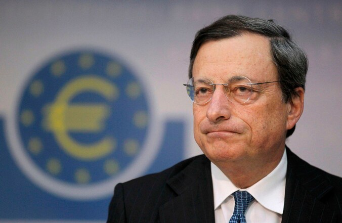 ECB-voorzitter Mario Draghi.