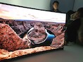 De tv van Samsung.