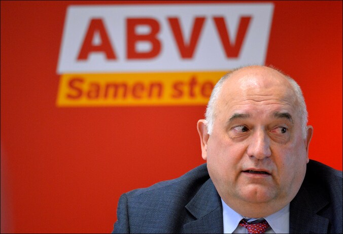 Rudy De Leeuw, voorzitter van het ABVV.