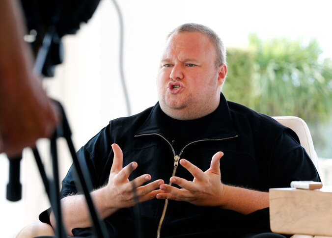 Kim Schmitz, alias Kim Dotcom, de oprichter van Mega.