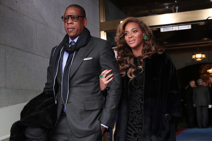 Jay-Z en Beyoncé, foto uit januari 2013.