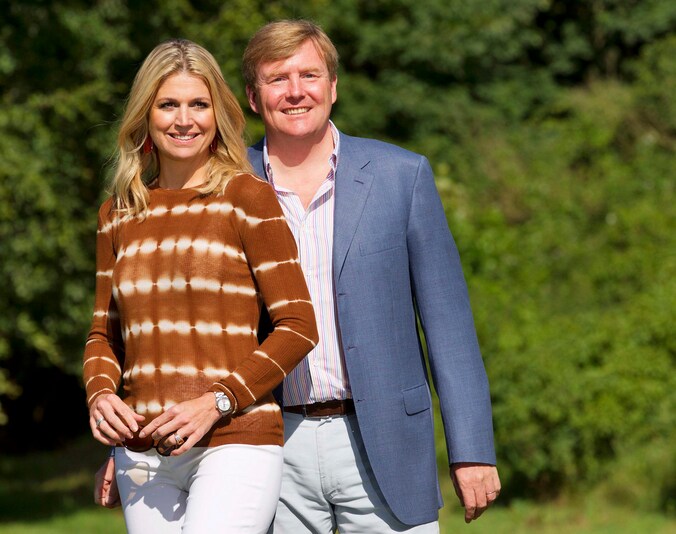 Prins Willem-Alexander en zijn vrouw Maxima.