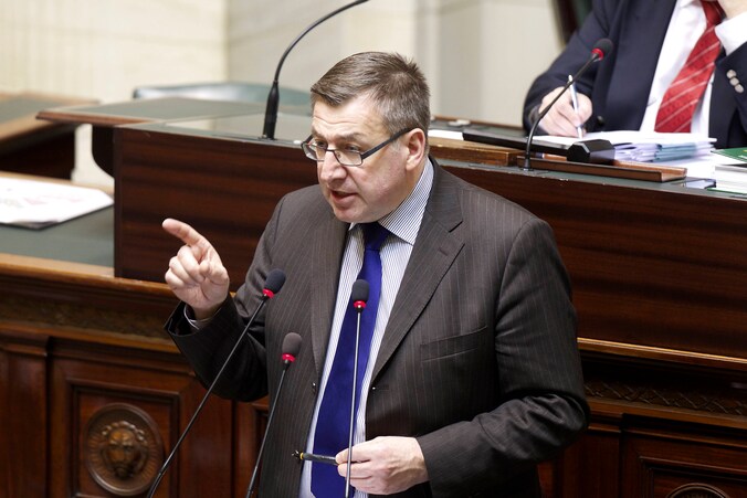 Vicepremier en Minister van Financiën Steven Vanackere (CD&amp;V).