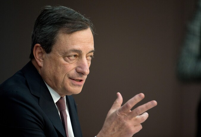 ECB-voorzitter Mario Draghi.