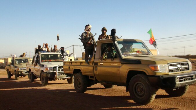 Malinese rebellen in de noordoostelijke stad Kidal