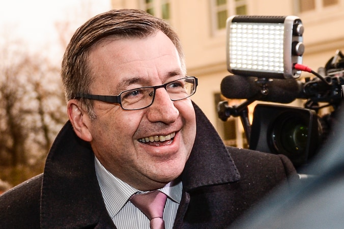 Steven Vanackere (CD&amp;V), minister van Financiën.