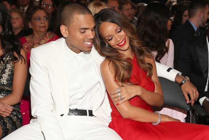 Chris Brown en Rihanna.