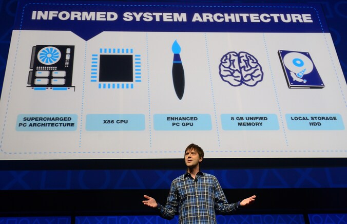 Mark Cerny vertelt op het PS4-evenement over de architectuur van de nieuwe console.