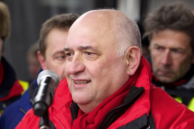 ABVV-voorzitter Rudy De Leeuw.