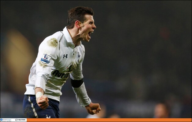 Gareth Bale wisselt na het seizoen mogelijk het ene witte shirt in voor het andere.
