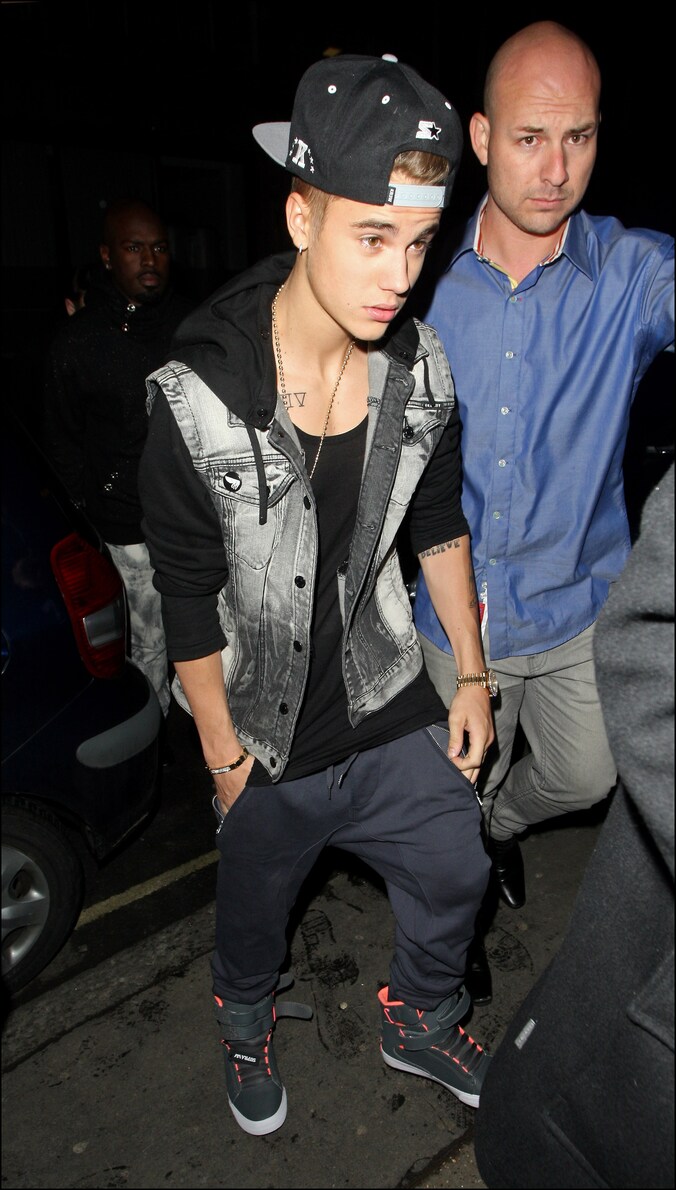 De Canadese zanger Justin Bieber.