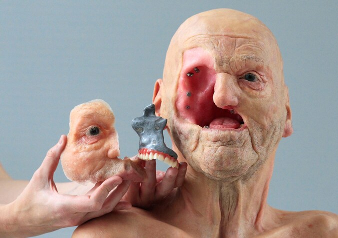 Een 3D-model in het Belgische bedrijf Materialise, waar de grootste 3D-printer van Europa staat.