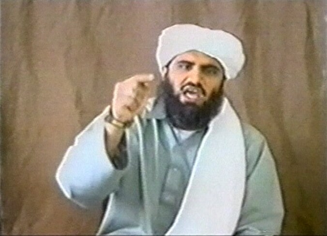 De schoonzoon van Osama bin Laden Soeleiman Aby Ghaith.