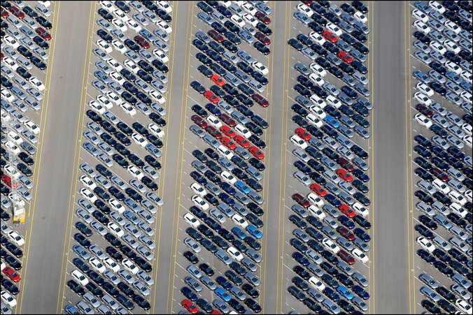 De haven van Zeebrugge.