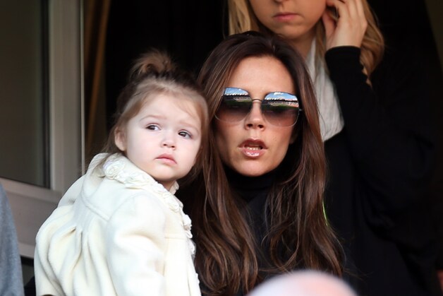Victoria en dochter Harper.