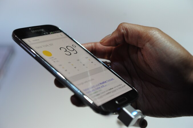 De Samsung Galaxy S4.