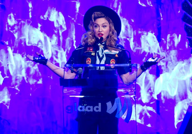 Amerikaanse zangeres Madonna.