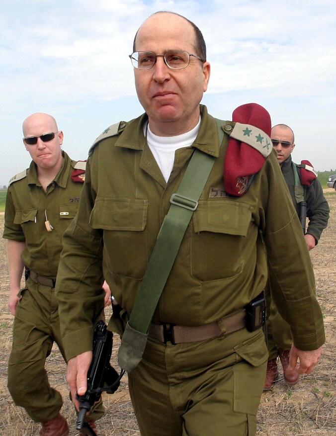 Moshé Yaalon, sinds kort de Israëlische minister van Defensie.