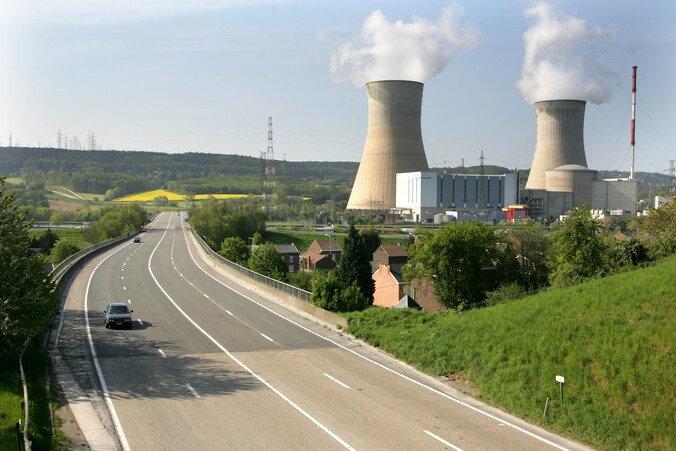 De kerncentrale in Tihange.