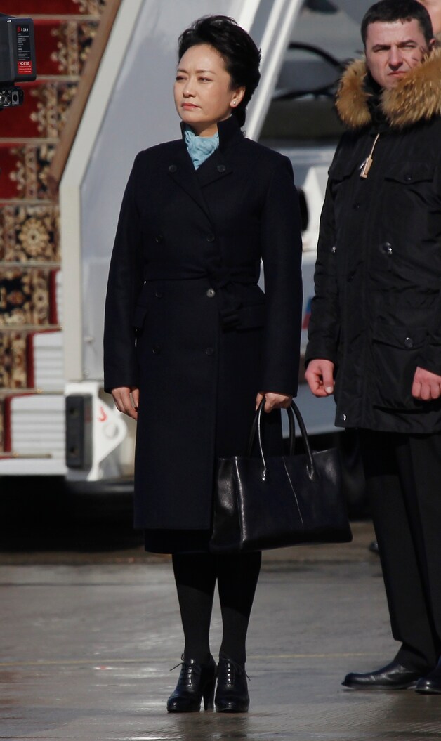 Peng Liyuan in Moskou.