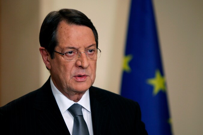 De Cypriotische president Nicos Anastasiades.
